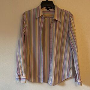 Ralph Lauren Women’s Pastel Striped Shirt
